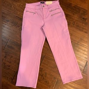 NYDJ Pink Lilac Cropped Jeans Size 4